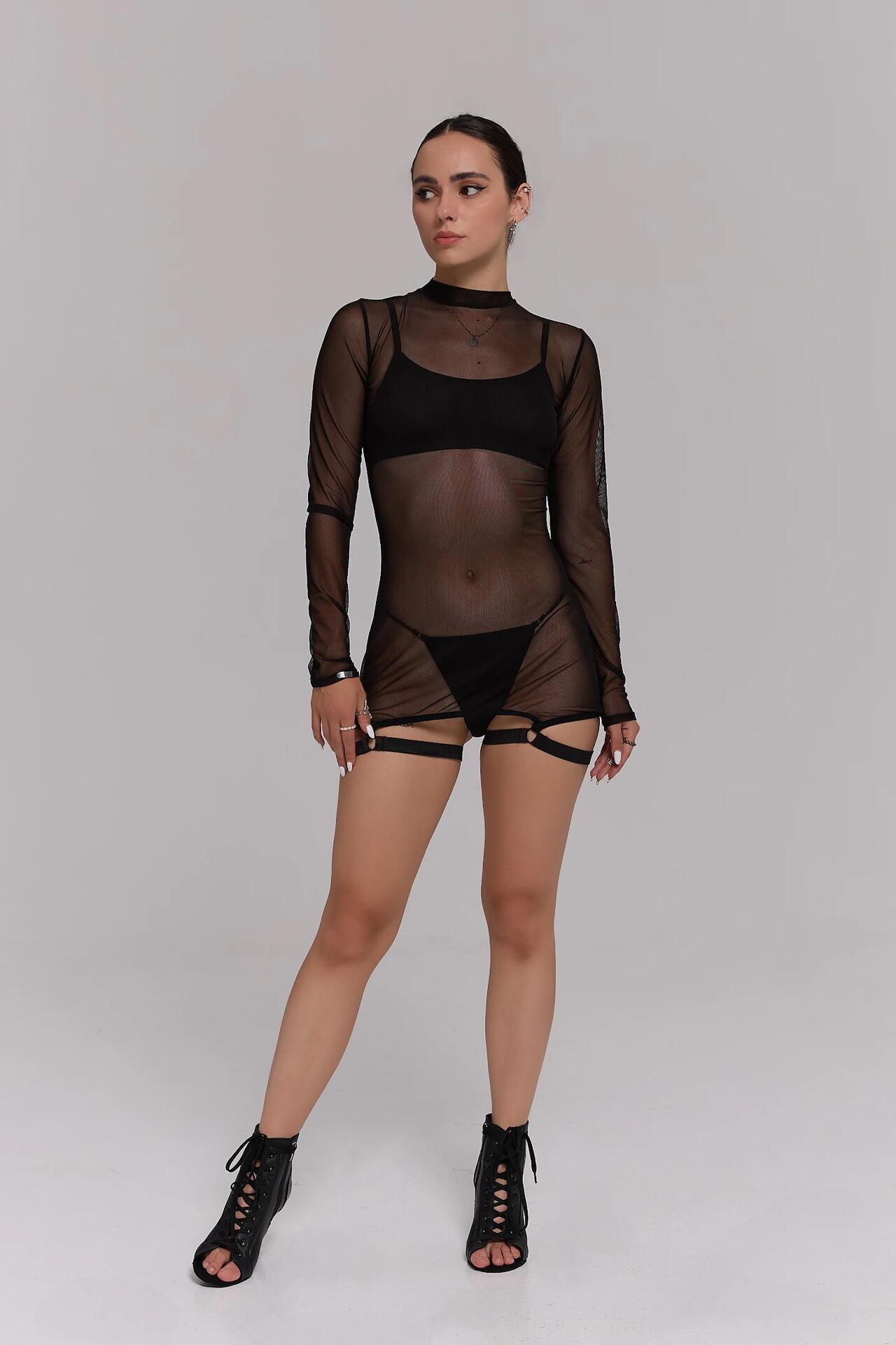 Сукня Garters Goddess Black