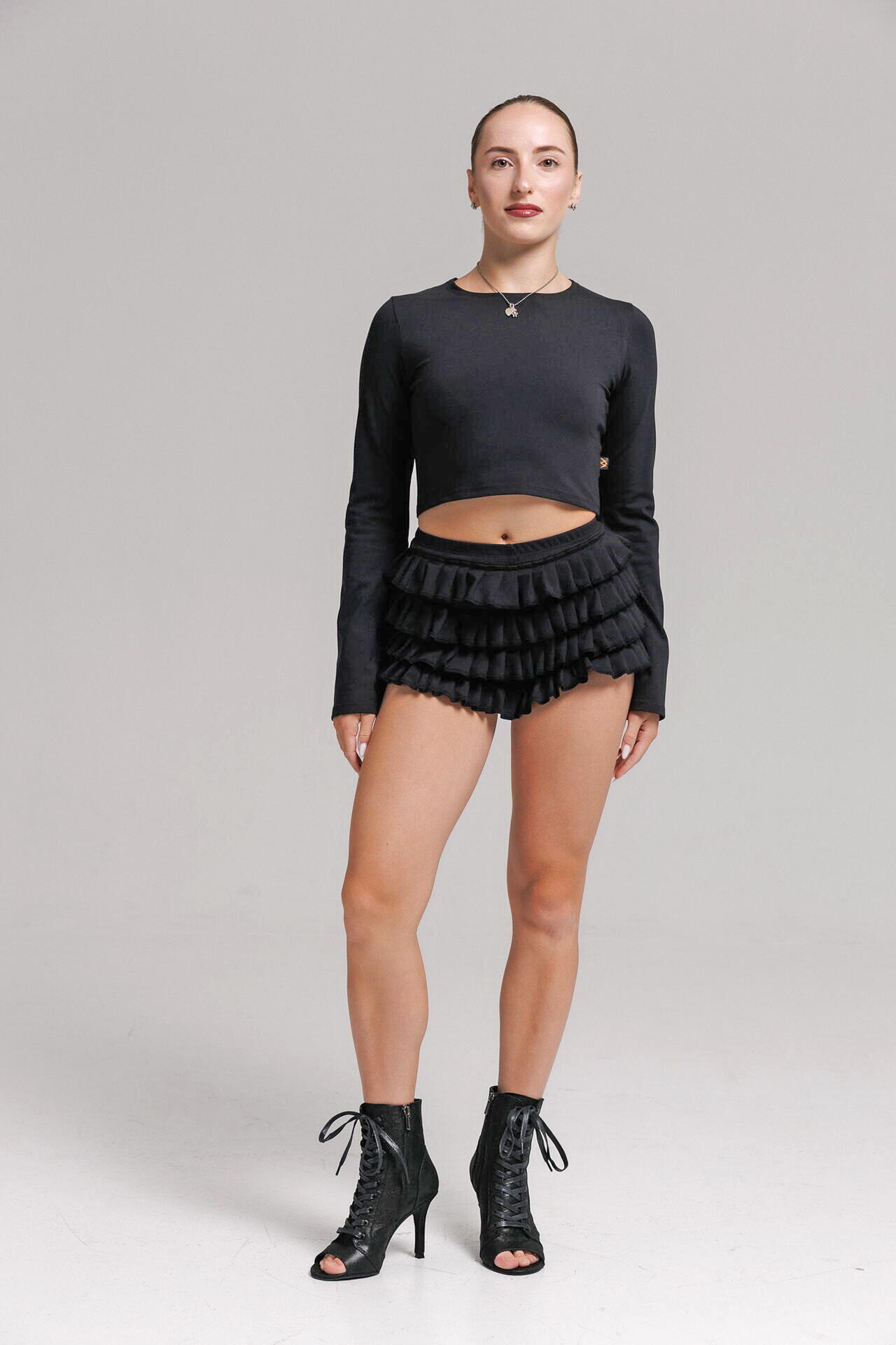 Шортики Ruffle Black