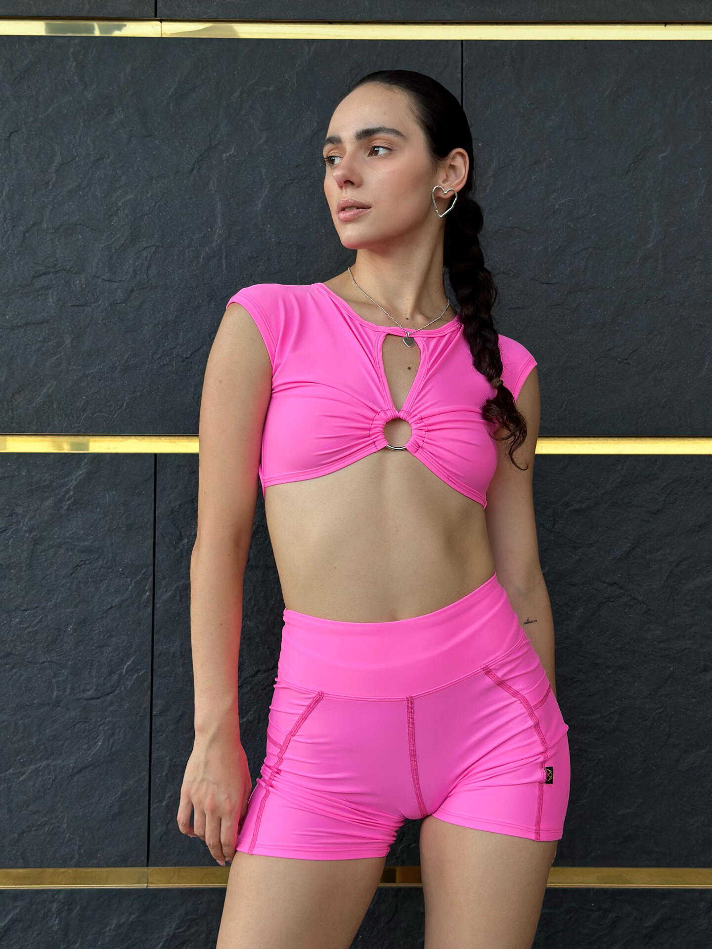 Топ Flex Ring Hot Pink